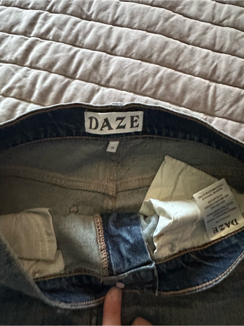 DAZE Women’s Dark Blue Flare Leg Jeans - Flare Style